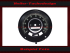 Speedometer Sticker for Chevrolet Camaro 1967 120 Mph to 190 Kmh
