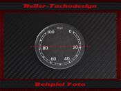 Speedometer scale 0-100 kmh Veigel 58 mm x 3 mm - 2