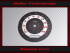 Speedometer Disc for Harley Davidson Softail Deluxe FLSTN 2010 Ø100 Mph to Kmh