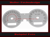 Tachoscheibe für Ducati Sport Classic GT 1000 Biposto Modell 2009 160 Mph zu 260 Kmh