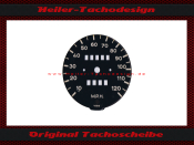 Set Tachoscheiben für Porsche 912 120 Mph zu 200 Kmh - 2