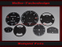 Set Speedometer Discs for Porsche 912 120 Mph to 200 Kmh - 2