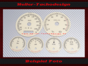 Speedometer Discs for Harley Davidson Electra Glide Ultra Classic FLHTCUI 2008 Mph to Kmh