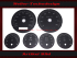 Speedometer Discs for Harley Davidson Electra Glide Ultra Classic FLHTCUI 2008 Mph to Kmh