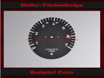 Drehzahlmesser Scheibe für Porsche 912