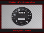Speedometer Disc for MG Midget Smiths Ø 75 mm 120...