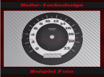 Tachoscheibe für Harley Davidson Softail Deluxe FLSTN bis 2006 Ø100