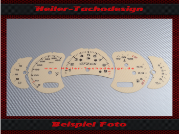 Speedometer Discs for Porsche 911 996 GT3 Facelift 227 Mph to 400 Kmh