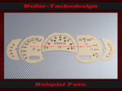 Speedometer dial Porsche 911 GT3 996 400 Kmh MPH to KMH...