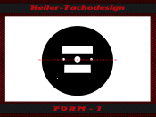 Speedometer Disc for Porsche 356 from 0 Kmh