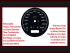 Speedometer Disc for Harley Davidson Road King FLHR Glide FLTR 2011 to 2019 Ø100 Mph to Kmh