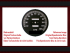 Speedometer Disc for Harley Davidson Softail Heritage Classic 1992 to 1994 Ø100 Mph to Kmh
