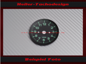 Zifferblatt Uhr für Porsche 356 Rücksteller in der Mitte