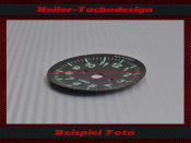 Zifferblatt Uhr für Porsche 356 Rücksteller in der Mitte