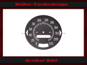 Tacho Aufkleber für Pontiac LeMans 1970 140 Mph zu...