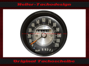Tacho Aufkleber für Oldsmobile Cutlass Supreme 120 Mph zu 190 Kmh