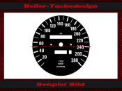 Speedometer Disc for BMW E30 280 Kmh