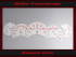 Speedometer Discs for Porsche 911 996 before Facelift Switch 300 Kmh