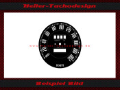 Speedometer dial Sunbeam Alpine Series 2 Jaeger 0-200 Ø...