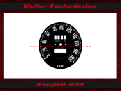 Speedometer Disc for Sunbeam Alpine Serie 2 Jaeger 0 to...