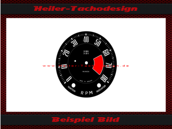 Tachometer Sunbeam Alpine Serie 2 Jaeger Ø 92 mm Modified