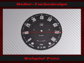 Tachometer Sunbeam Alpine Serie 2 Jaeger Ø 92 mm Modified
