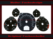 Speedometer Discs for Mercedes SL W129 R129 MOPF 2 Oil Temperature 1998 to 2001 160 Mph to 260 Kmh