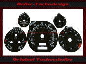 Tachoscheiben für Mercedes SL W129 R129 Öltemperatur MOPF 1 1995 bis 1998 160 Mph zu 260 Kmh 1