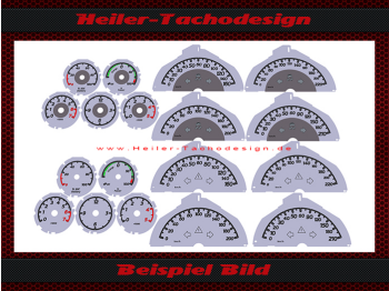 Tachoscheiben für Smart Fortwo Typ 451 160  180  200  210  220 Kmh
