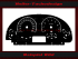 Speedometer disc for BMW 428iX Display Center 160 Mph to 260 Kmh 7500 UPM with l/100Km