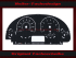 Speedometer disc for BMW 428iX Display Center 160 Mph to 260 Kmh 7500 UPM with l/100Km