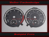 Tachoscheibe für VW Golf 7R VII R Mph zu Kmh