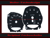 Speedometer Discs for Porsche Boxster 981 Cayman 718 GTS 300 Kmh - 9 RPM