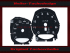 Tachoscheibe für Porsche Boxster 981 Cayman 718 GTS 300 Kmh - 9 RPM