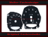 Speedometer Discs for Porsche Boxster 981 Cayman 718 GTS 300 Kmh 9000 RPM