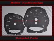 Speedometer Discs for Porsche Boxster 981 Cayman 718 280 Kmh 8000 RPM