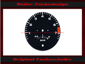 Drehzahlmesser Scheibe für Porsche 944 BAR Anzeige