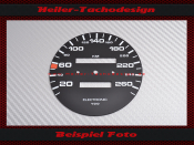 Speedometer Disc for Porsche 928 270 Kmh from 1978