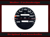 Tachoscheibe für Porsche 928 270 Kmh ab 1978