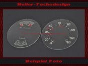 Tacho Glas DDR IFA Wartburg 311 160 Kmh