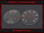 Speedometer Glass DDR IFA Wartburg 311 160 Kmh