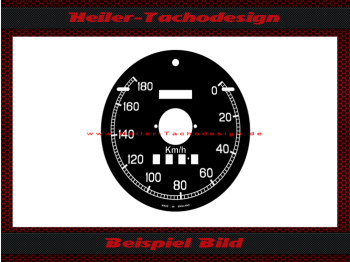Speedometer Disc for Bentley Mk VI R Type 1953 110 Mph to 180 Kmh