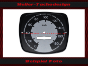 Speedometer Sticker for AMC American Motors Corporation Javelin 360 SST 120 Mph to 180 Kmh
