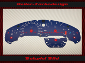 Speedometer Disc for BMW E36 3er 260 Kmh Petrol