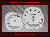 Speedometer Discs for Porsche Boxster 981 Cayman 718 GT4 200 Mph to 330 Kmh 9000 RPM
