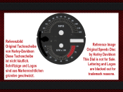 Speedometer Sticker for Harley Davidson Dyna Super Glide...