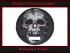 Tachoscheibe für Harley Davidson Dyna Super Glide Custom FXDC 2010 Ø100 Mph zu Kmh