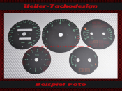 Speedometer Discs for Porsche 911 964 993 RUF Optik 360 Kmh