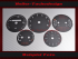 Speedometer Discs for Porsche 911 964 993 RUF Optik 360 Kmh