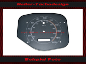 Speedometer Sticker for Ford Mustang 351 Bj 1970 Mph to Kmh